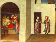 Fra Angelico The Healing of Palladia by Saint Cosmas and Saint Damian France oil painting artist